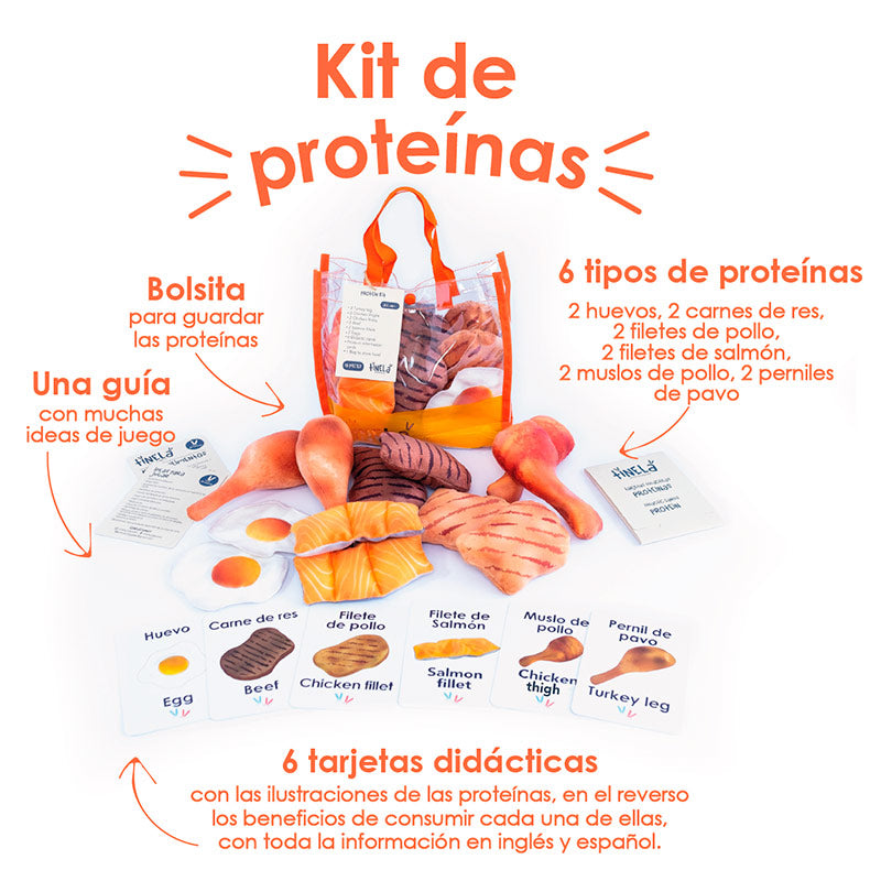 Juguetes que enseñan a los niños sobre alimentación