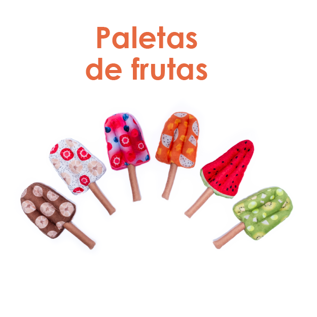 juguetes de frutas para aprender a contar y clasificar