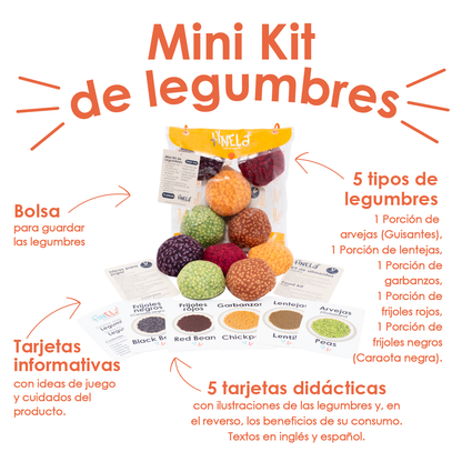 alimentos de juguetes para niños leguminosas