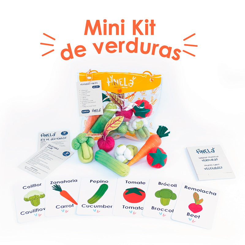 kit de verduras de juguete