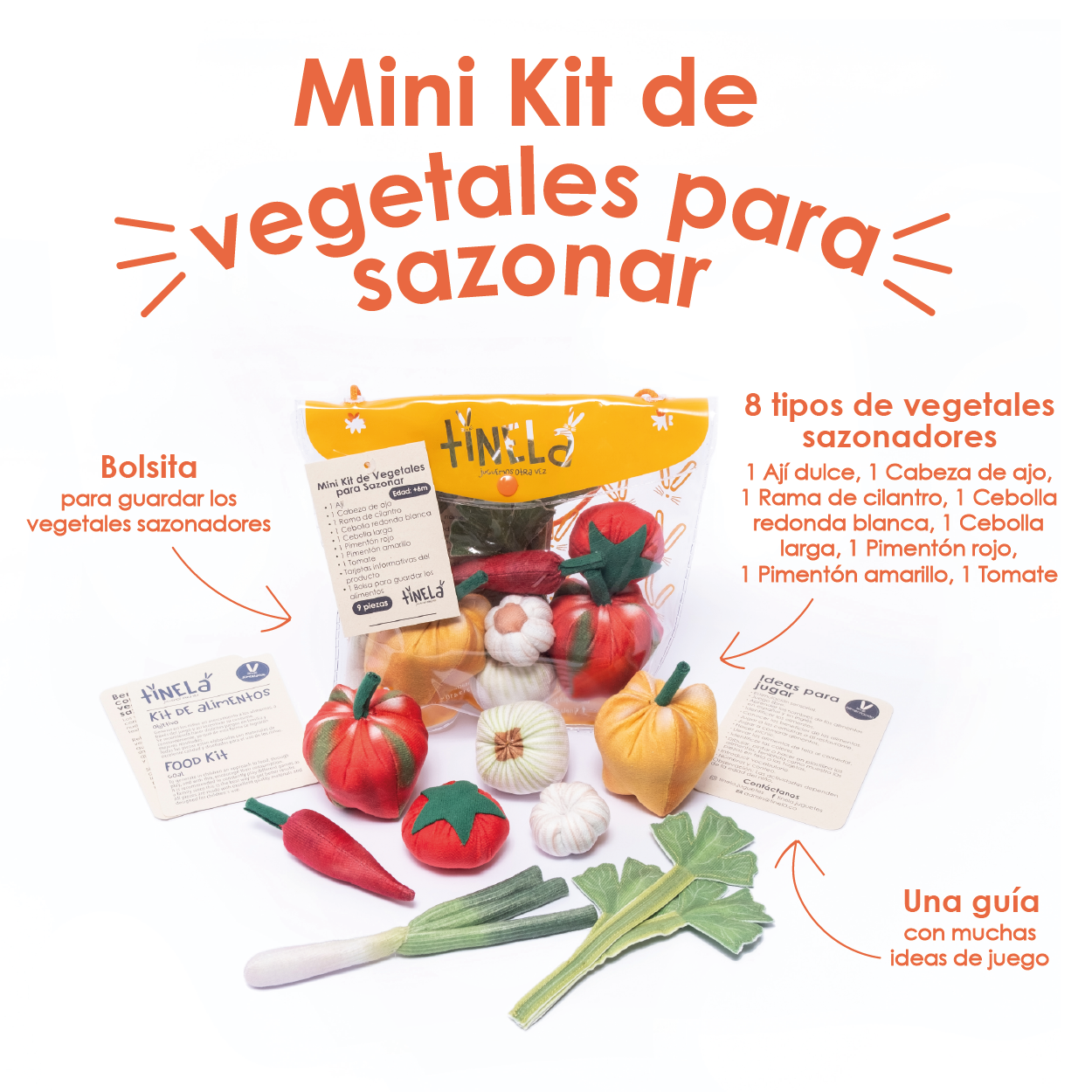 kits de juguetes de tela para niños