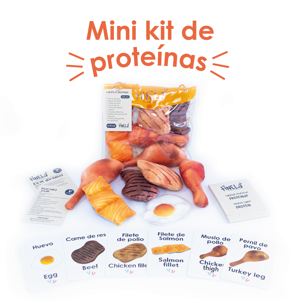 sets de cocina de tela para niños